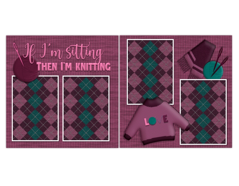 (image for) If I'm Sitting Then I'm Knitting